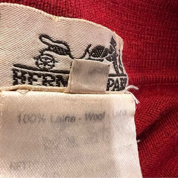 Hermes Red Button-Up Men's Shirt - Picture 7 of 7